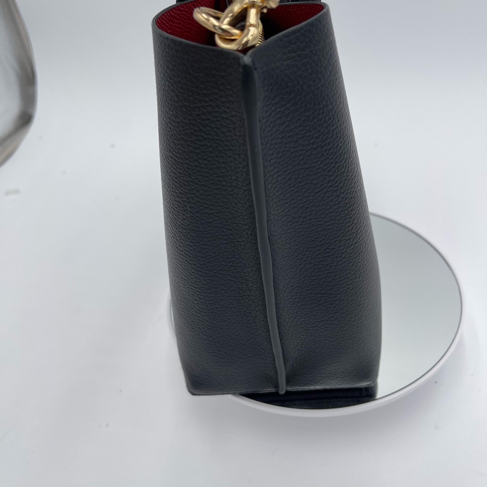 Coach Black and Red Shoulder Bag with Gold Hardware - Picture 11 of 12